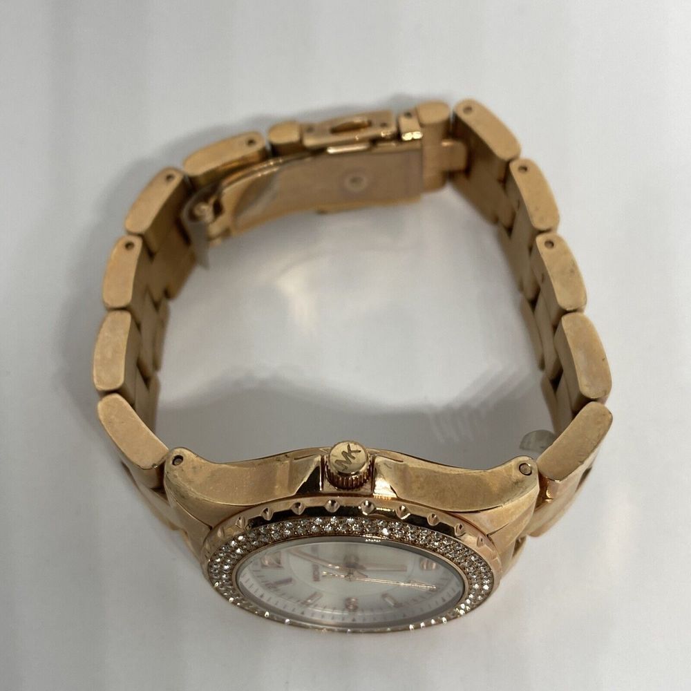 Michael Kors Glitz MK5403 Women's Stainless Steel Analog Dial Quartz Watch MP79 - Picture 8 of 12